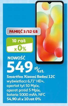 Auchan Smartfon redmi 12c xiaomi oferta