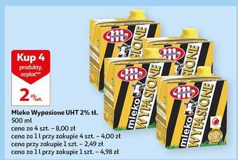 Auchan Mleko 2% mlekovita wypasione oferta
