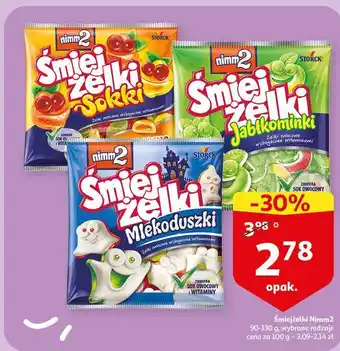 Auchan Żelki owocowe nimm2 śmiejżelki sokki oferta