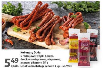 Auchan Kabanosy pikantne silesia duda oferta