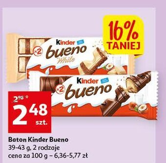 Auchan Baton kinder bueno white oferta