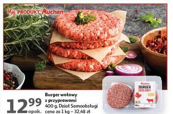 Auchan Burger wołowy auchan oferta