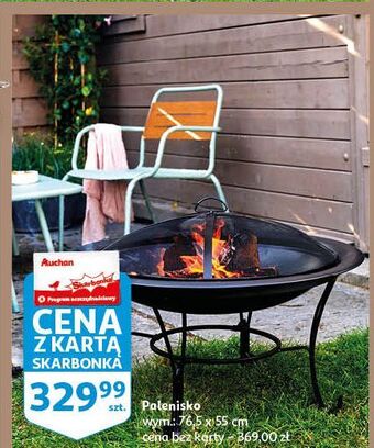 Auchan Palenisko ogrodowe garden star oferta