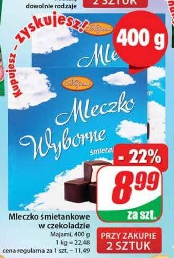 Dino Mleczko wyborne śmietankowe majami oferta