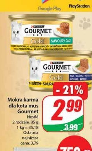 Dino Karma dla kota królik purina gourmet gold oferta
