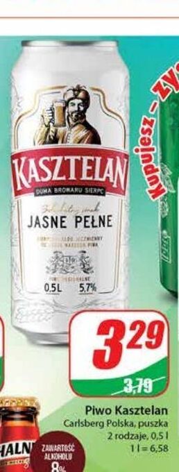 Dino Piwo kasztelan jasne pełne oferta