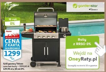 Auchan Grill gazowy teksas garden star oferta