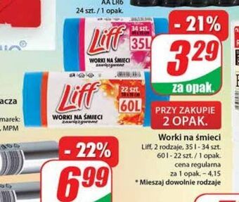 Dino Worki na śmieci 60 l liff oferta