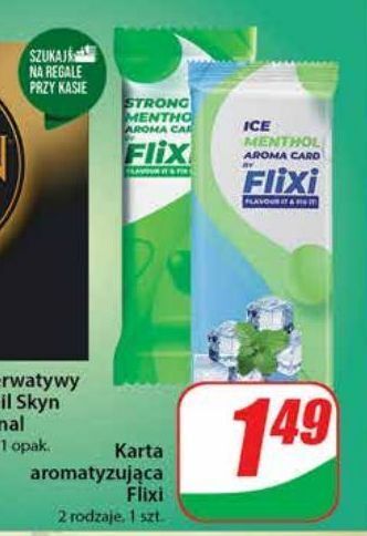 Dino Karta aromatyzująca ice menthol flixi oferta