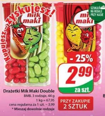 Dino Drażetki strawberry-sour apple mik maki oferta