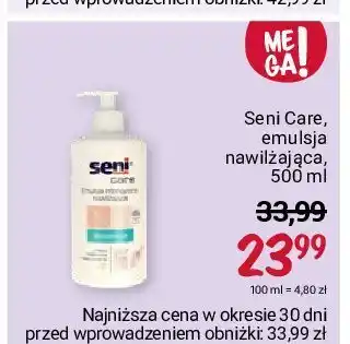 Rossmann Emulsja nawilżająca do skóry suchej seni care oferta