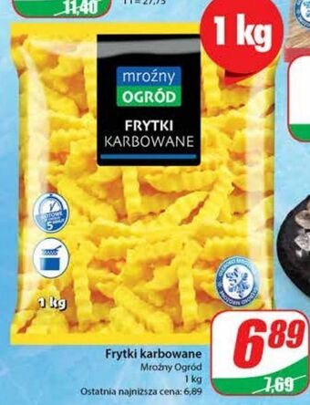 Dino Frytki karbowane mroźny ogród oferta