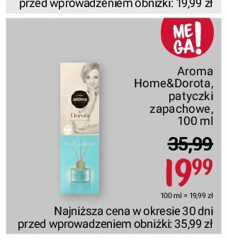 Rossmann Patyczki zapachowe świeże powietrze aroma home & dorota oferta