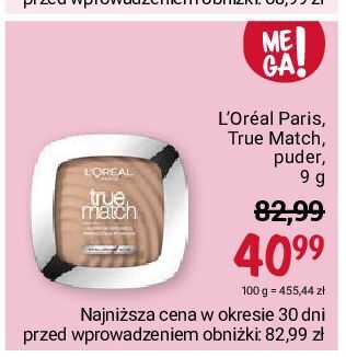Rossmann Puder nr n2 l'oreal true match oferta