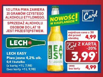 Kaufland Piwo lech easy oferta