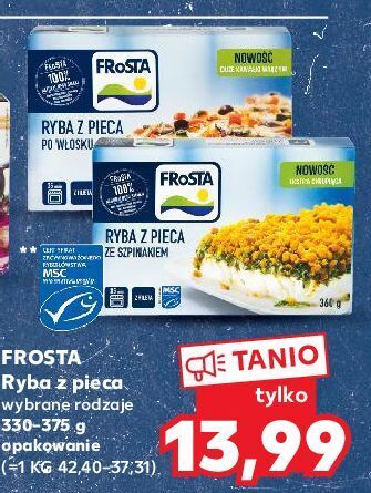 Kaufland Ryba z pieca ze szpinakiem frosta oferta