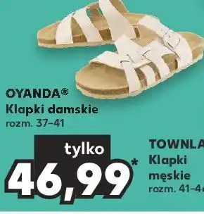 Kaufland Klapki damskie 37-41 oyanda oferta