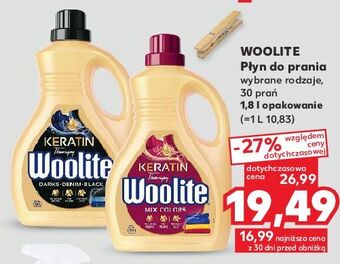 Kaufland Płyn do prania dark woolite keratin oferta