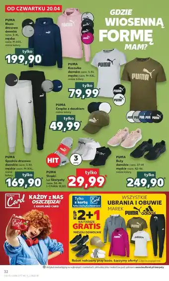 Kaufland Spodnie dresowe męskie rozm. m-xxl puma oferta