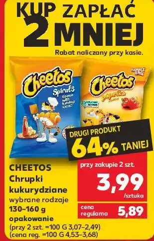 Kaufland Chrupki paprykowe cheetos oferta