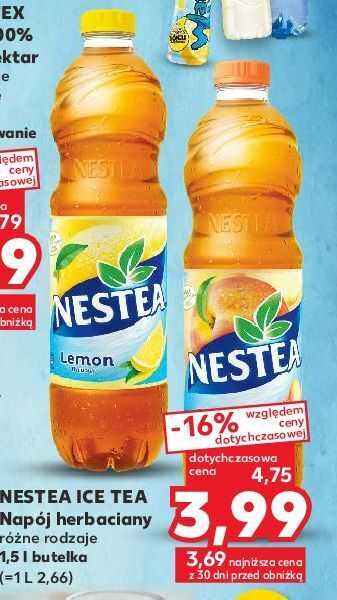 Kaufland Herbata mrożona peach nestea oferta