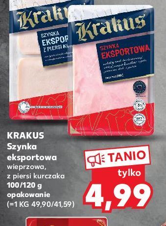 Kaufland Szynka eksportowa krakus animex oferta