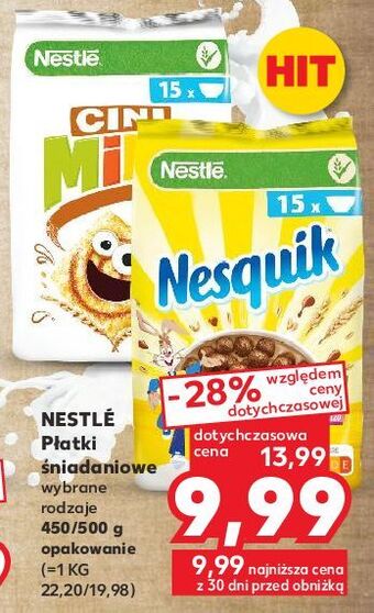 Kaufland Płatki śniadaniowe nesquik oferta