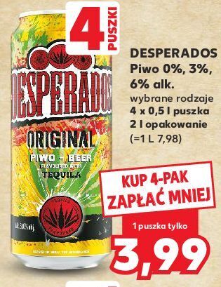 Kaufland Piwo desperados oferta