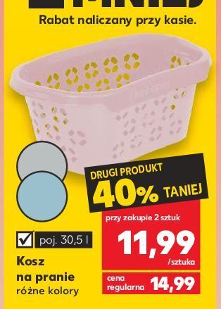 Kaufland Kosz na pranie 30.5 l oferta
