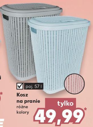Kaufland Kosz na pranie 57 l keeeper oferta