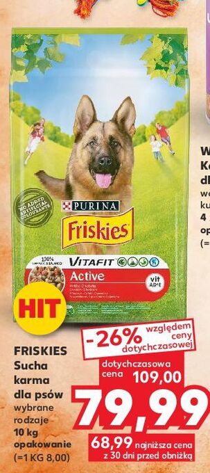Kaufland Karma dla psa active friskies vitafit oferta