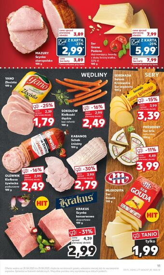 Kaufland Szynka staropolska mazury ełk oferta
