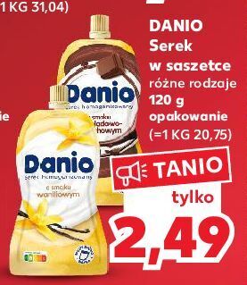 Kaufland Serek wanilia saszetka danone danio oferta