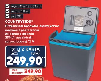 Kaufland Lodówka turystyczna elektryczna 230v 29l k-classic countryside oferta