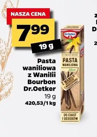 Netto Pasta waniliowa z Wanilii Bourbon Dr. Oetker 19g oferta