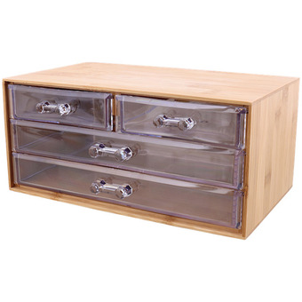 Action Organizer bambusowy z szufladami oferta