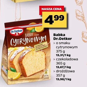 Netto Babka Dr. Oetker 357-375g oferta