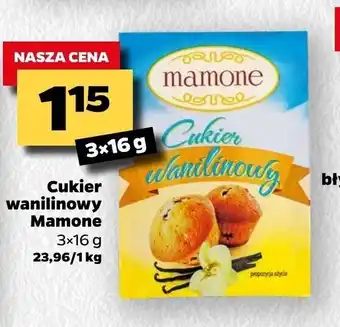 Netto Cukier wanilinowy Mamone 3x16g oferta