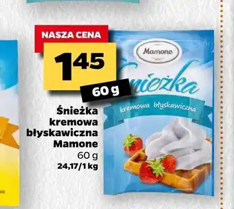 Śnieżka kremowa błyskawiczna Mamone 60g
