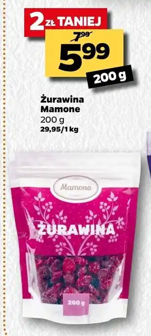 Netto Żurawina Mamone 200g oferta