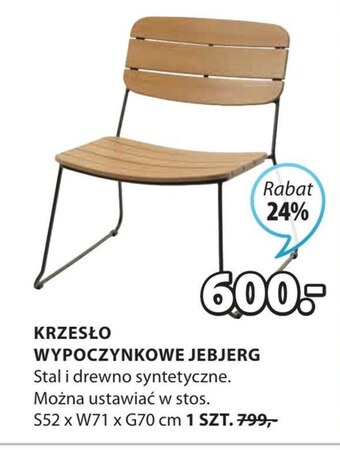JYSK Krzesło oferta