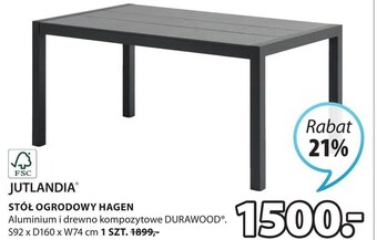 JYSK Stół ogrodowy jutlandia oferta