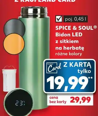 Kaufland Bidon spice&soul oferta
