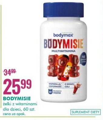 SuperPharm Bodymisie żelki z witaminami dla dzieci 60sztuk oferta