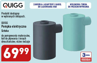 ALDI Quigg Pompka elektryczna oferta