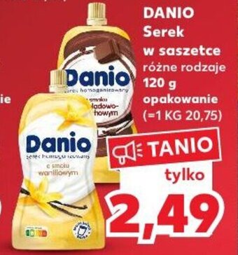Kaufland Danio Serek w saszetce 120g oferta