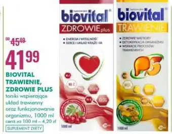 SuperPharm Biovital Trawienie lub Zdrowie Plus 1000ml oferta