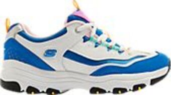 Deichmann Biało-niebieskie sneakersy damskie skechers oferta