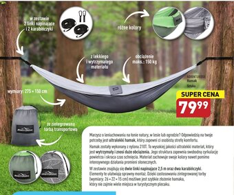 ALDI Adventuridge Hamak 1szt. oferta