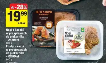 Intermarche Nogi z kaczki w przyprawach do piekarnika lub filety z kaczki w przyprawach do piekarnika 600g oferta
